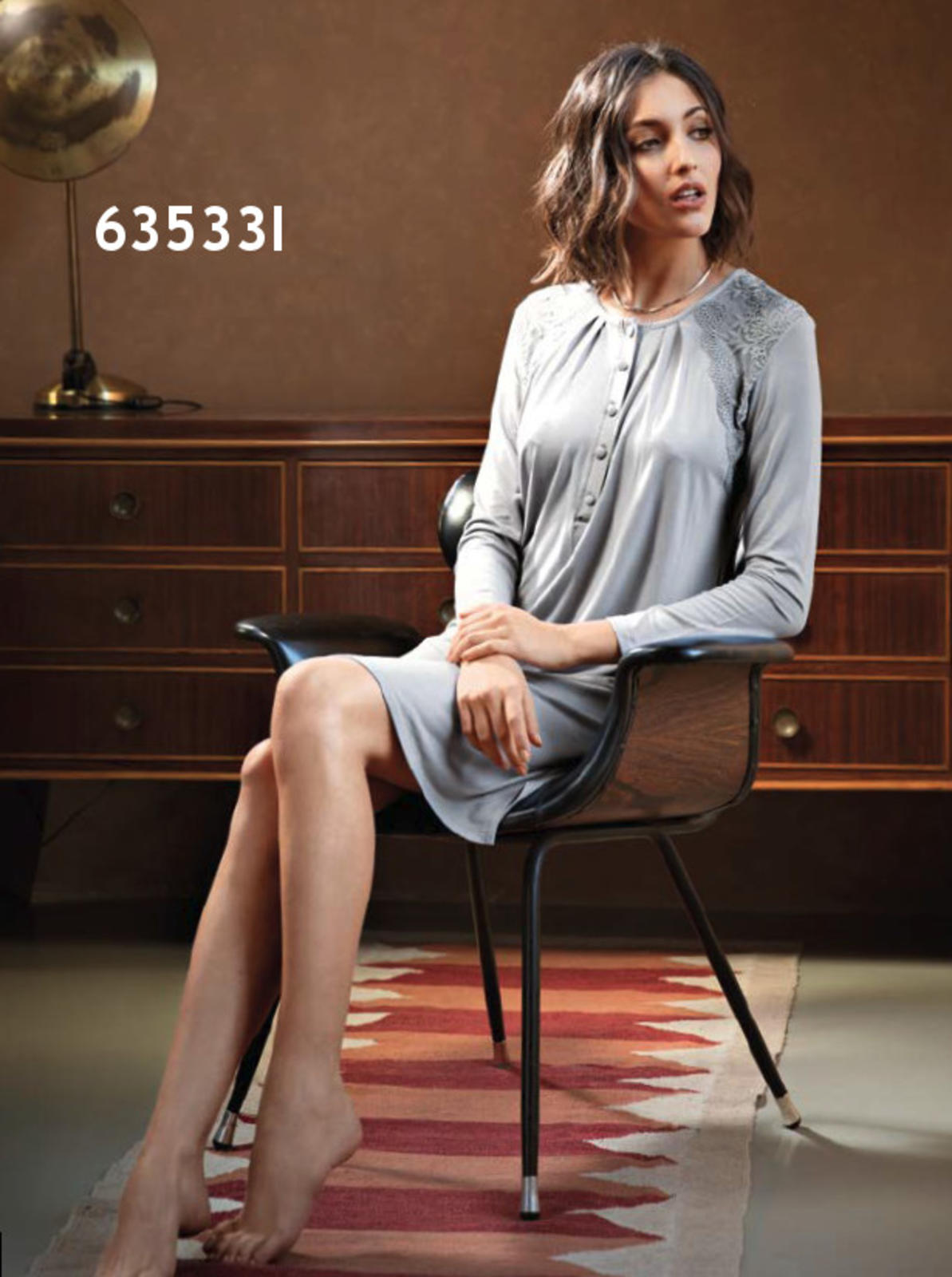 CAMICIA NOTTE DONNA M/L 63533I Tellini S.r.l. Ingrosso Abbigliamento